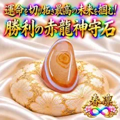 勝利の赤龍神守石☆座敷わらし☆曰く付き☆呪物☆占い☆金運☆宝くじ☆恋愛☆天然石