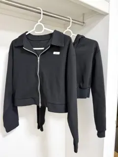 SHEIN 黒トップス 2点セット