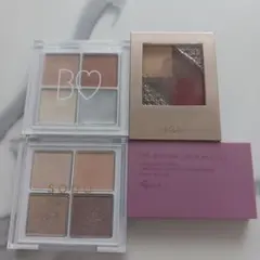 アイシャドウパレット4個セット(B Idol,Visee,エテュセ、sopo)