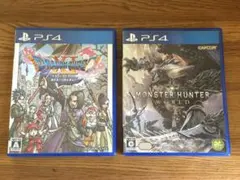 PS4 モンハンワールド ドラクエ11 セット売り