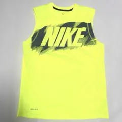 NIKE DRI-FIT 蛍光イエロー タンクトップ M 150センチ