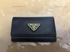 難あり PRADA プラダ 6連キーケース ナイロン 三角ロゴ - メルカリ