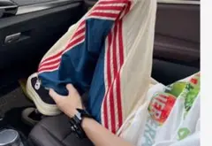 トラックパンツ　ナイロンパンツ　バイカラー　ジャージ　ストライプ　トリコロール