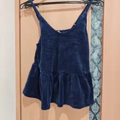 branshes ネイビー フリルタンクトップ 150