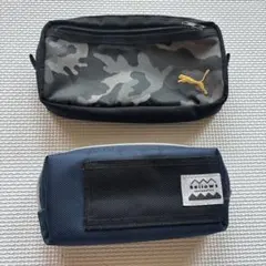 PUMA 筆箱 ペンケース カモフラ柄　2つセット