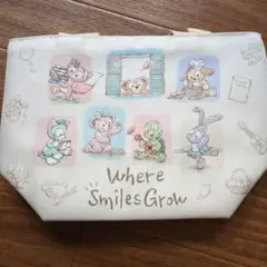 Where Smiles Grow　スーベニア巾着バッグ