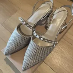 Charles & Keith チェック柄ミュール
