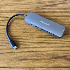 GREEN HOUSE USBハブ GH-MHC6A-SV