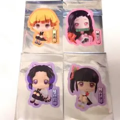 鬼滅の刃　るかっぷ　ダイカットステッカー　禰豆子　善逸　しのぶ　カナヲ