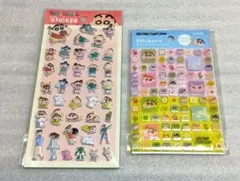 クレヨンしんちゃん セリア タイルシール ぷっくりステッカー 2点 ①