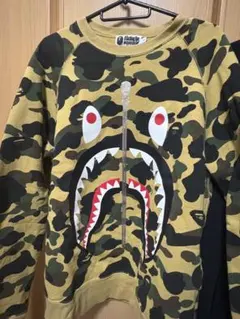 A Bathing Ape カモフラージュ シャークトレーナー Lサイズ