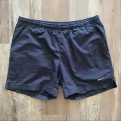 90s NIKE ナイキ　スイム ショートパンツ ブラック 黒