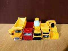 工事車両ミニカー5台セット