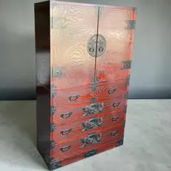 伝統工芸 鎌倉彫 牡丹文様 和箪笥 桐箪笥 着物保管 高級 - メルカリ