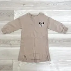 futafutafuta ミニーワッペン♡トレーナーワンピース 100