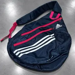 00s OLD adidas ワンショルダーバッグ Y2K Tech ギミック