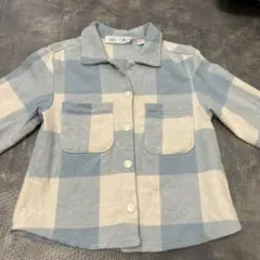 ZARA チェック柄シャツジャケット 2-3歳