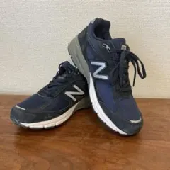 New Balance 990 V4 ネイビー スニーカー　サイズ:27