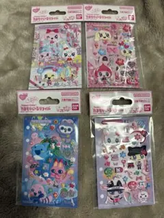 【正規品】たまごっち　たまもりしーるリフィル　4種類 4枚セット