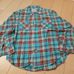 フランネルチェックシャツ 130