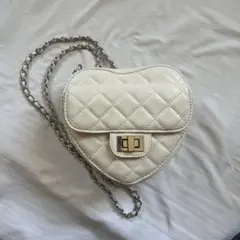 グレイル　キルティングチェーンハート型バッグ[tr542]