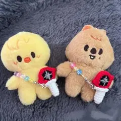 skzoo straykid スキズ　10cm ぬい服　ハンクオッカ ペンライト