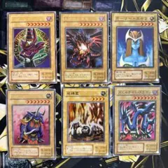 遊戯王　2期　ブラック・マジシャン　ほか　6枚セットのサムネイル