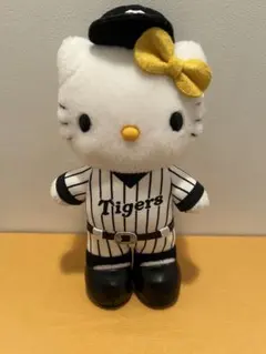 ハローキティ Tigers 阪神タイガースユニフォーム ぬいぐるみ