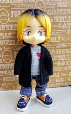 ●桃缶●no.149　黒4点セット　ねんどろいどどーる服アウトフィット