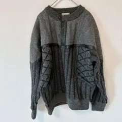 ARNOLD PALMER 【Ｌ】　グレー ニット　セーター 長袖　レディース