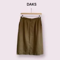 DAKS ダックス ブラウン 膝丈スカート M相当