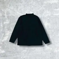C.L.J 長袖カットソー L ブラック モックネック ノームコア ゆったり