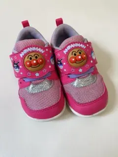 MoonStar アンパンマン ピンク キッズ ベビー シューズ 13.5cm