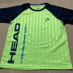 HEAD ストライプ Tシャツ (ライムグリーン/ネイビー)160のサムネイル