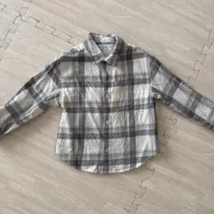 ZARA チェック柄長袖シャツ 3-4歳　104cm