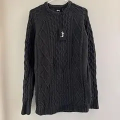 STUSSY ニット グレー L