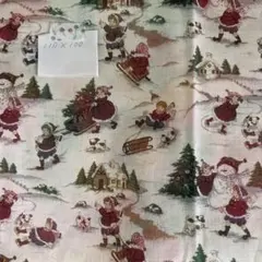 USAコットン ルシアン、その他 クリスマス柄 6点