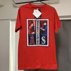 陽*子様 MLB Matsui vs Ichiro 赤 Tシャツ