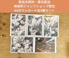 カグラバチ ジャンプショップ神保町 A5ポストカード 5種セット