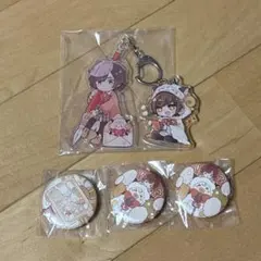 天月　アクリルキーホルダー　缶バッジ