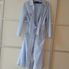 ザラ・春、夏用ストライプコートブラウス