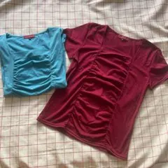 タカキュー　半袖シャツ2枚セット　M