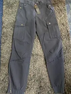 MORARA ネイビーカーゴパンツ