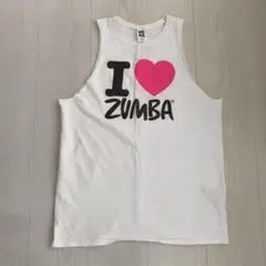 I ❤️ ZUMBA タンクトップ YLarge ホワイト