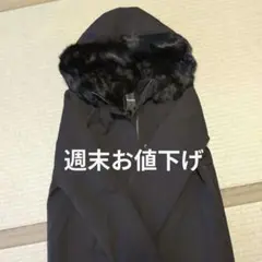 Theory ブラック モッズコート