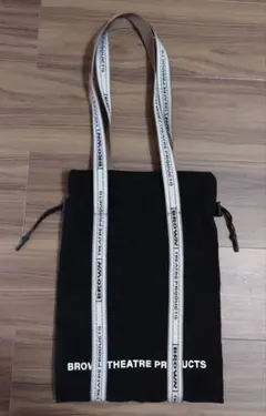 【THEATRE PRODUCTS】JQテープシューズバッグトートバッグ 黒