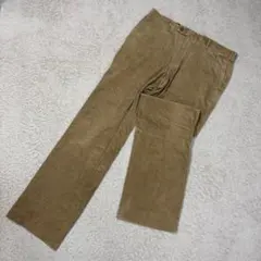 ユニクロ カジュアル トラッド アメカジ 秋冬 ストレート コーデュロイ パンツ