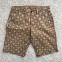 M&S ストレッチ　ハーフパンツ　ショートパンツ　総柄　Mのサムネイル
