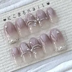 メルカリ便 ネイルチップ 現品 ニュアンス マグネット ネイル NO.402