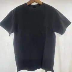 GOOD ON ポケット付き 鹿の子 Tシャツ P-BLACK M